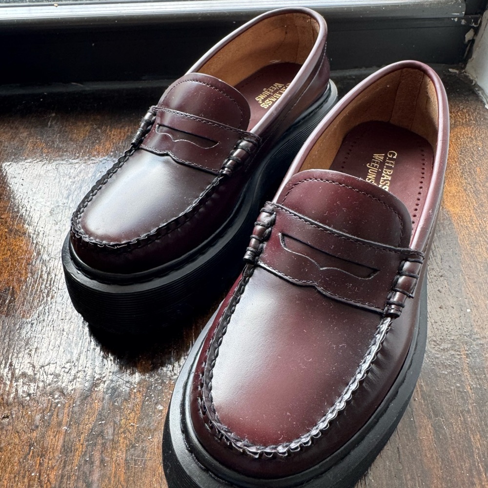 G.H. Bass & Co. Dark Burgundy Loafers